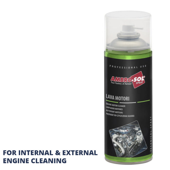 Ambro-Sol Engine Motor Degreaser and Cleaner Spray for internal external engine cleaning