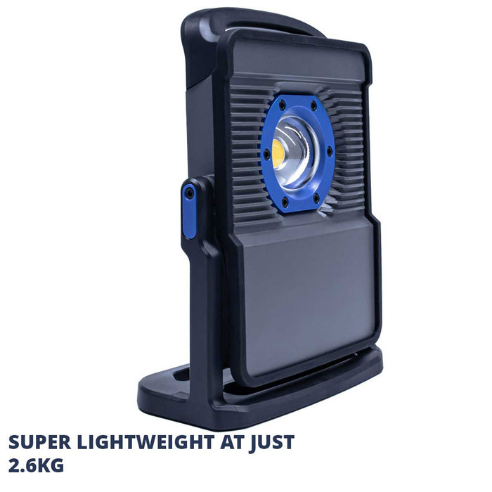BrightLite 10000 heavy duty 10000 lumen cordless work light side view