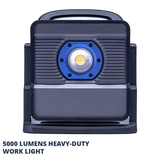BrightLite 5000 heavy-duty 5000 lumen cordless work light product image front view