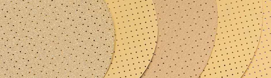Jost useit® Superpad P Gold Sanding Disc 125mm. A40 -240 Grit. For Orbital Sanders (25 Pieces)