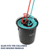 Collomix mixer clean bucket 30 litres mixing paddle cleaning device cleans collomix duo mixing paddles