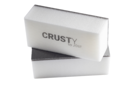 NEW Crusty Limescale Remover Pad. Just Water No Chemicals. 60mm x 130mm. (Pack of 10)