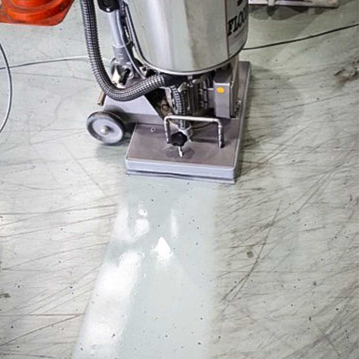 Jost Floor Sander cleaning machine cleans commercial flooring