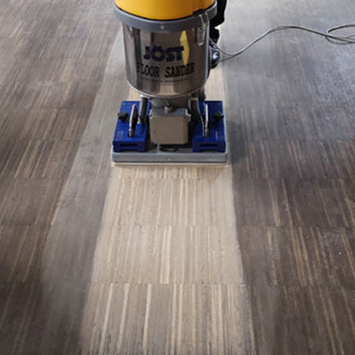 Jost Floor Sander Machine sanding a wooden floor